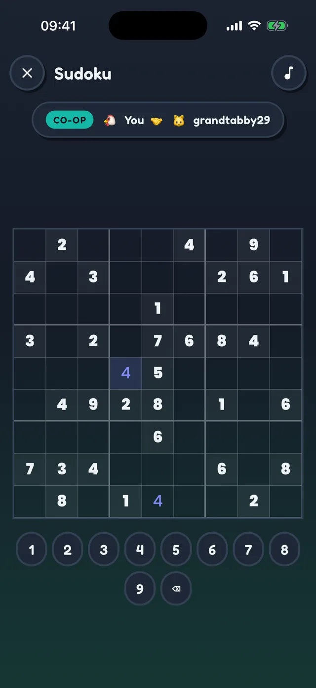 Sudoku on a phone